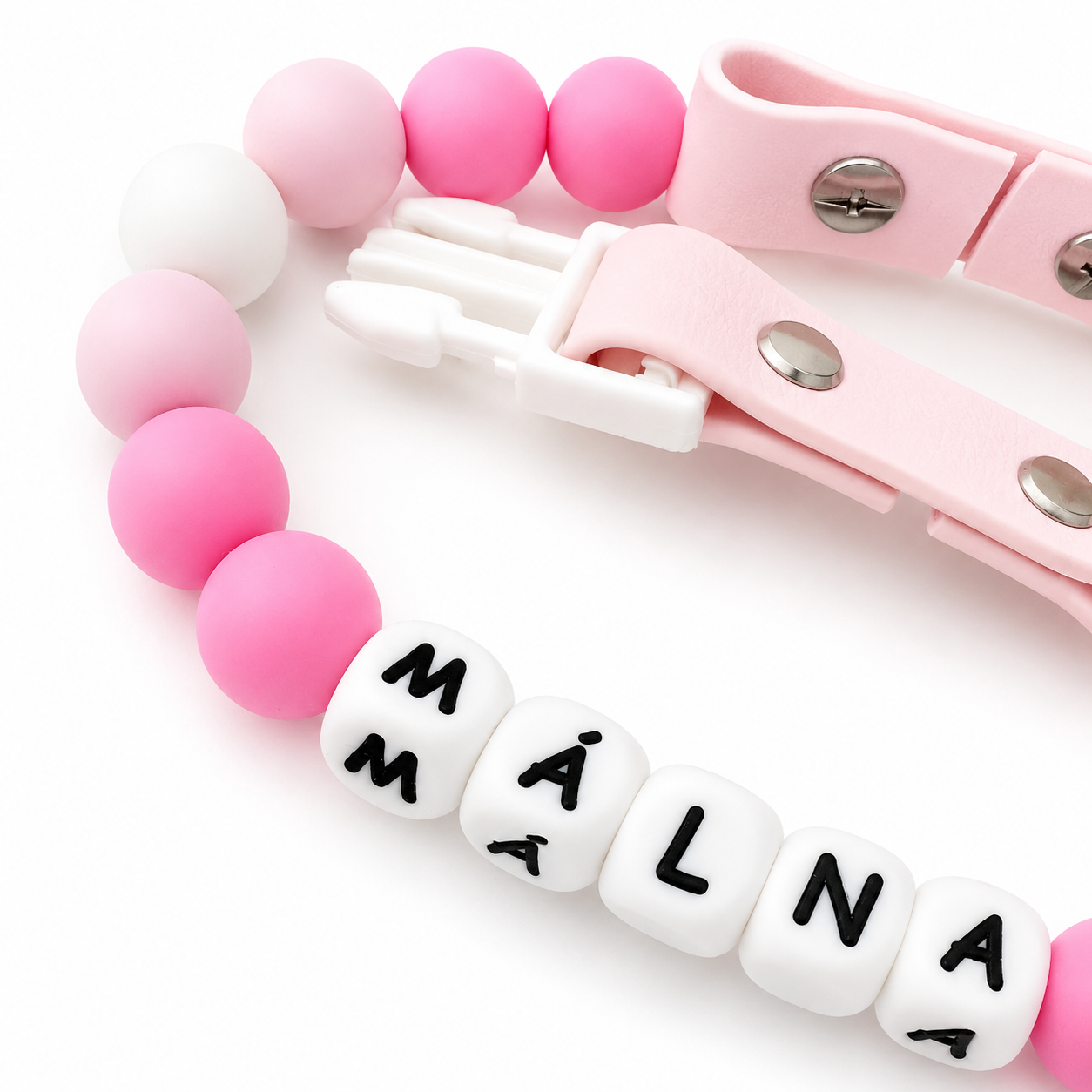 Barbie vibes- rózsaszín névre szóló nyaklánc nyakörv
