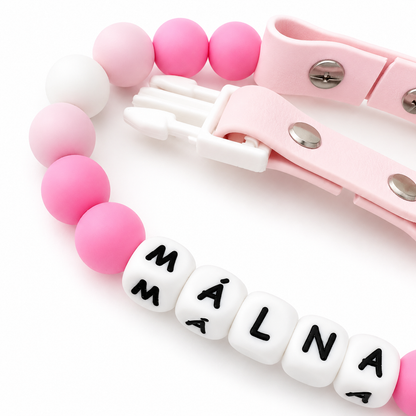 Barbie vibes- rózsaszín névre szóló nyaklánc nyakörv