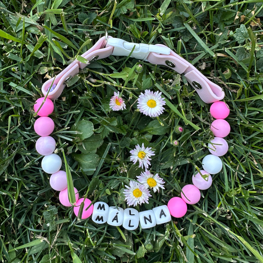 Barbie vibes- rózsaszín névre szóló nyaklánc nyakörv